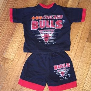 Vintage Chicago Bulls T-shirt with shorts set